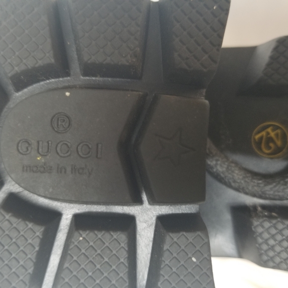 Excellent Condition Womens GUCCI High Top Honeybee Boots Size 42 Euro - Picture 11 of 11